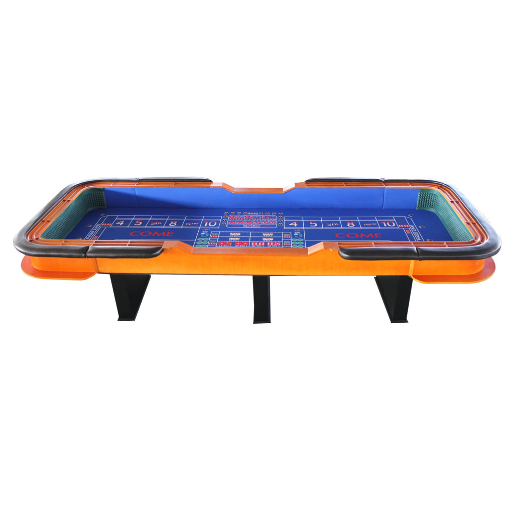 Tabletop Gaming Table – Inch Felt Dice – 12-Inch Blue Felt Roll Dice Game Table top view showing blue felt surface and