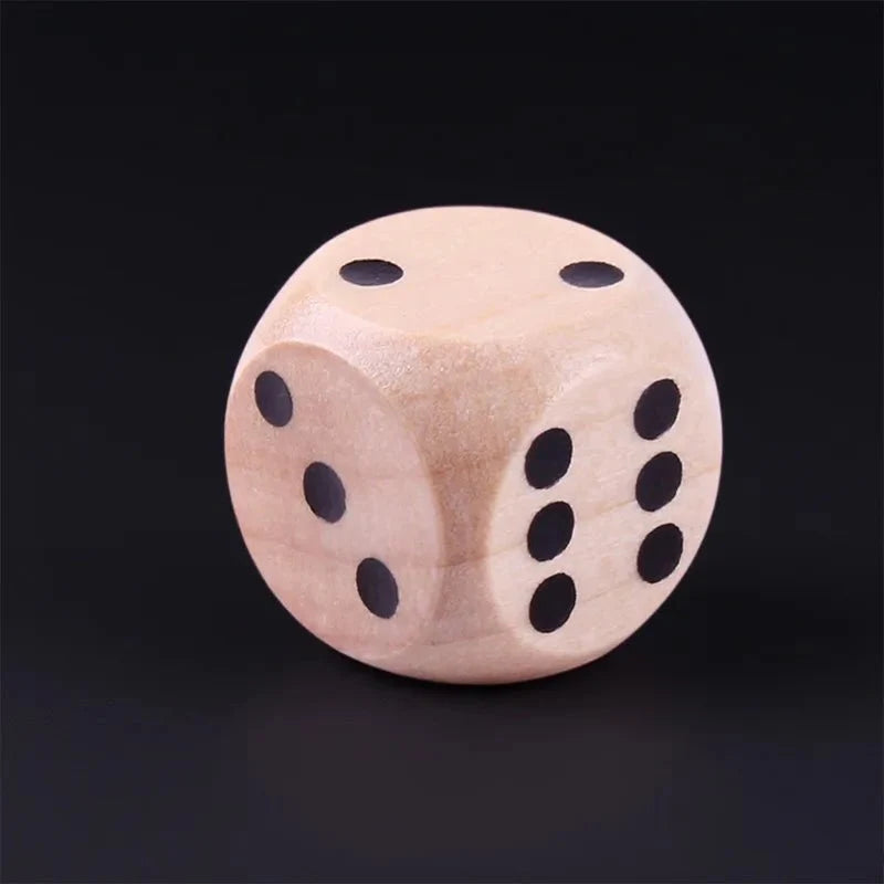 16mm Acrylic D6 Dice – DND Dice 16mm Wooden D6 Classic Tabletop RPG Game Dice