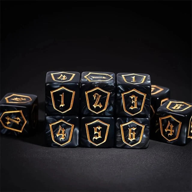 16mm Pearl Acrylic D6 Dice – DND Dice 16mm Pearl Acrylic D6 Tabletop RPG Game Dice