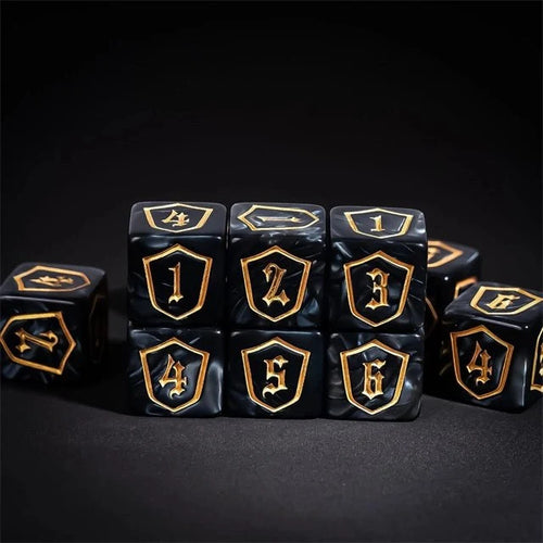 16mm Pearl Acrylic D6 Dice – DND Dice 16mm Pearl Acrylic D6 Tabletop RPG Game Dice