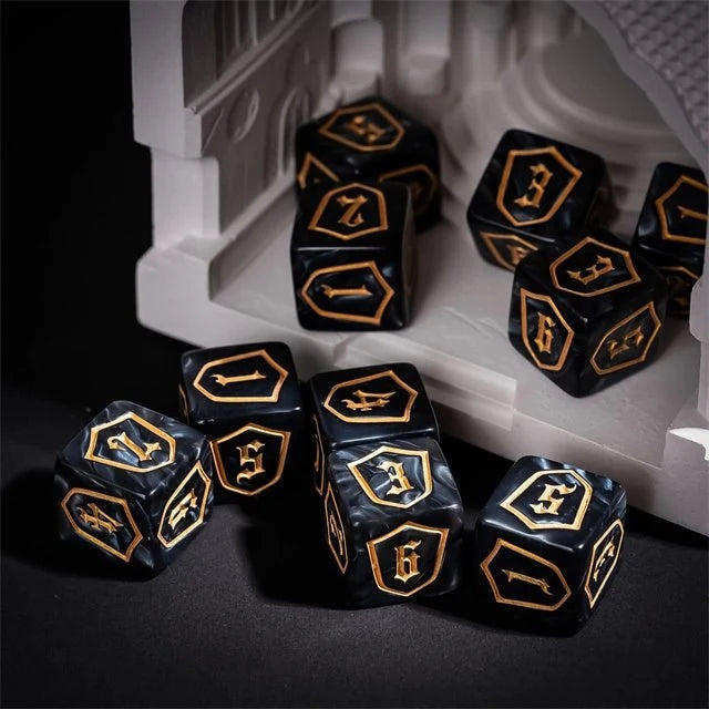 16mm Pearl Acrylic D6 Dice – DND Dice 16mm Pearl Acrylic D6 Tabletop RPG Game Dice