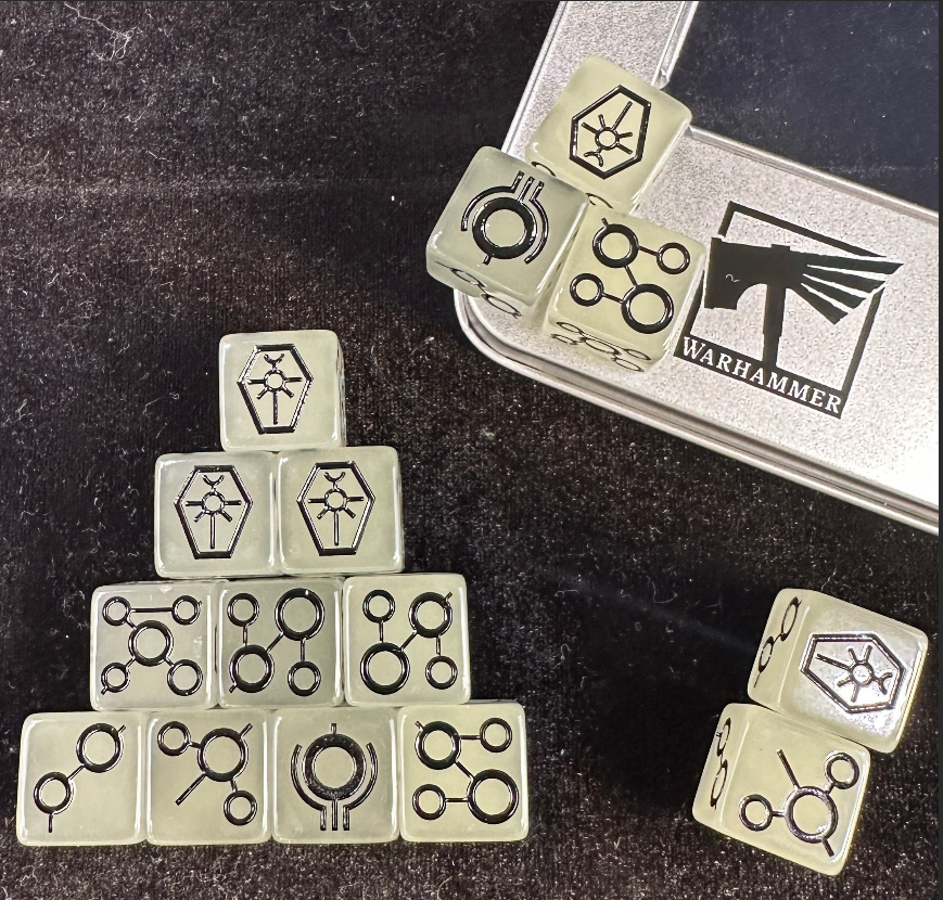 16mm Warhammer Resin D6 Dice