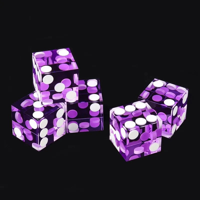 19mm Texas Acrylic DND Dice – DND Dice - 19mm Transparent Acrylic Dice Texas Hold'em Game Dice