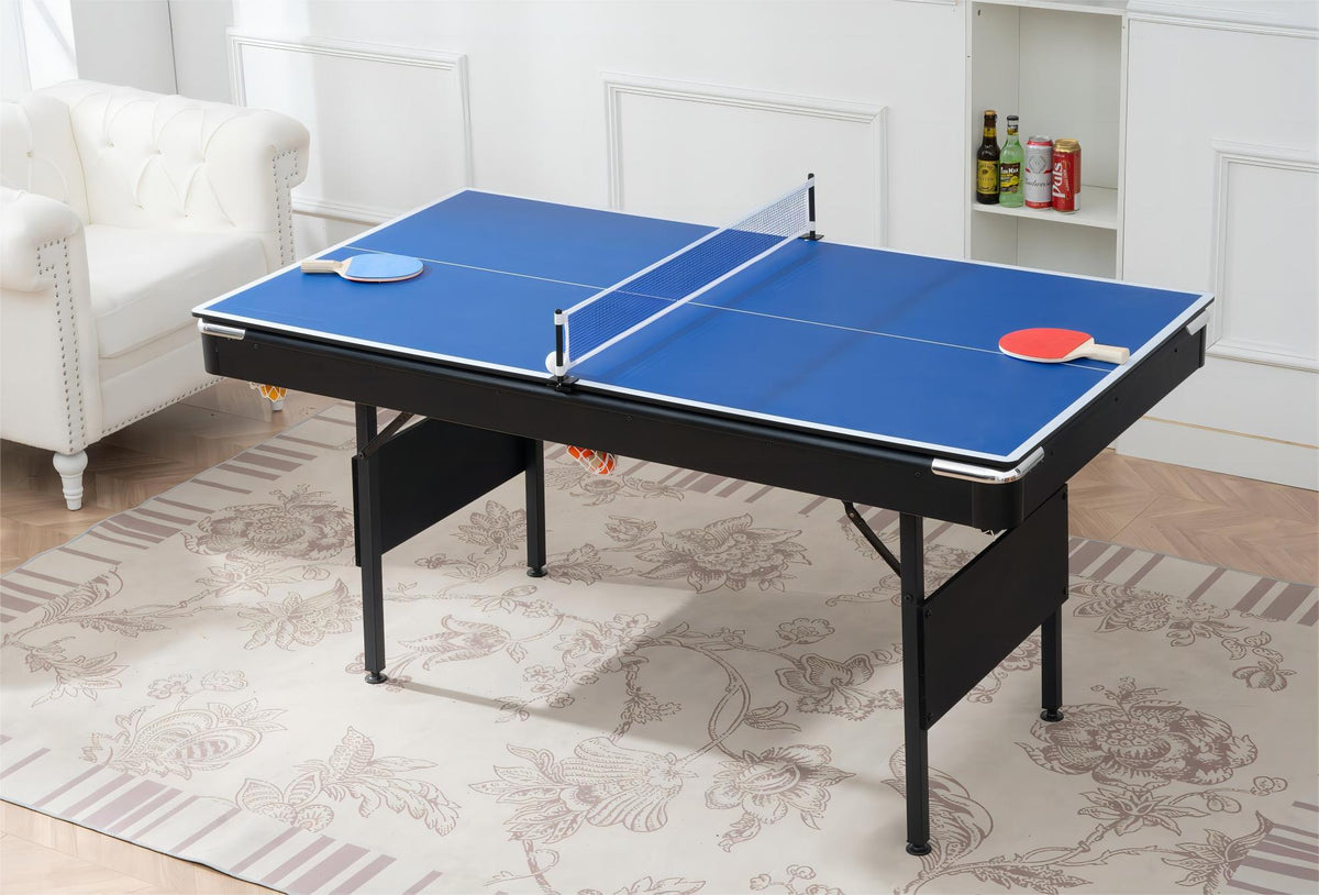 Tabletop Gaming Table – Multifunctional Foldable – 3-in-1 Multifunctional Foldable Game Table – Ping Pong Table Tennis