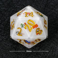 35mm World Resin D20 Dice – Soccer Giant