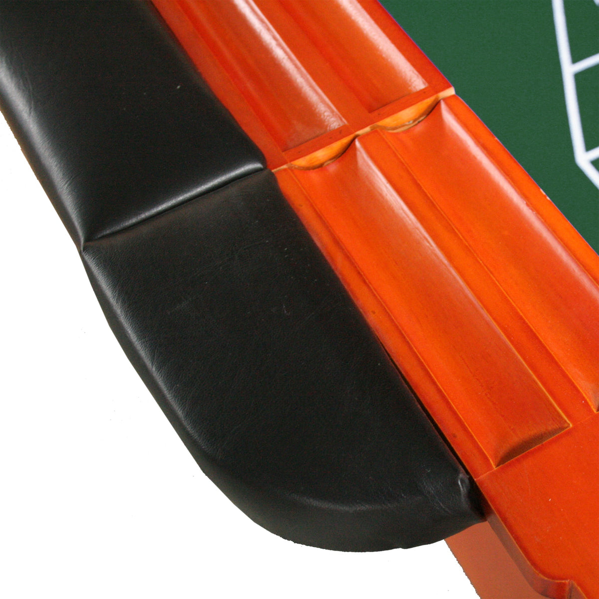 Tabletop Gaming Table – Rubber Bumpers – 93-Inch Green Felt Deluxe Casino Craps Table – Green Felt & Rubber Bumper Edge