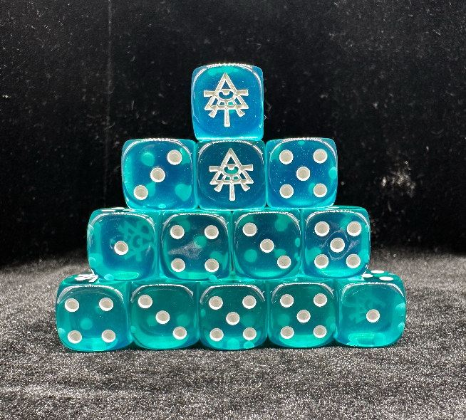 Acrylic D6 Dice – 40k Aeldari