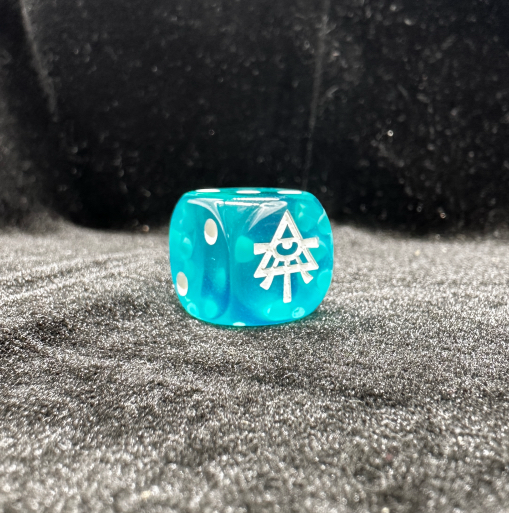 Acrylic D6 Dice – 40k Aeldari – alternate product view