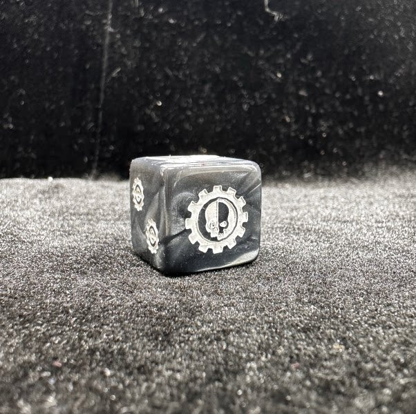Acrylic D6 Dice – Adeptus Mechanicus – alternate product view