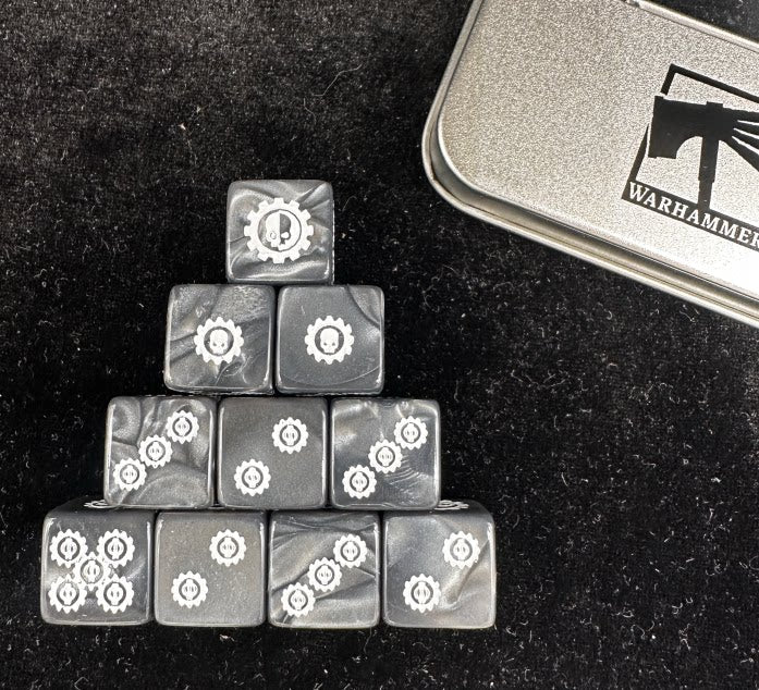 Acrylic D6 Dice – Adeptus Mechanicus – alternate product view