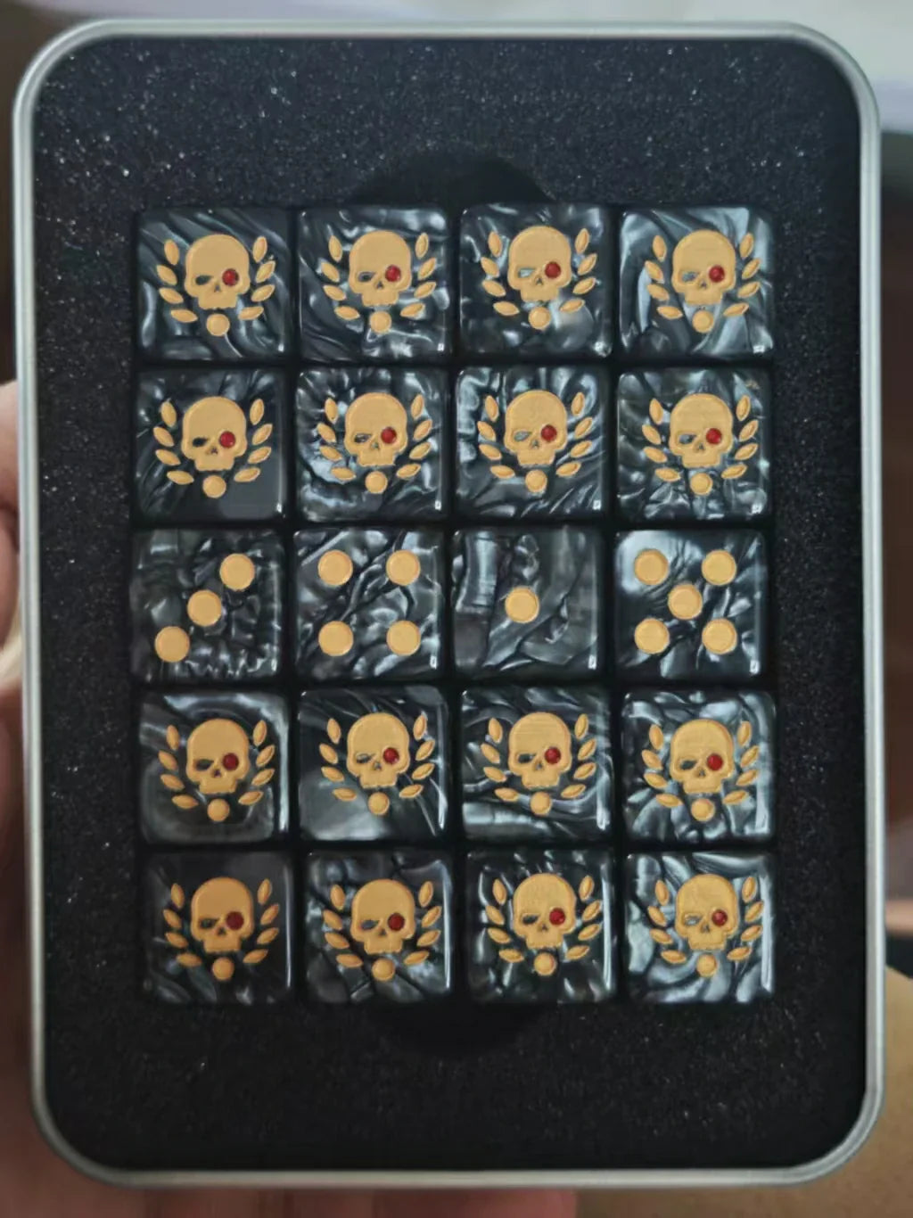 Acrylic D6 Dice – Astra Militarum