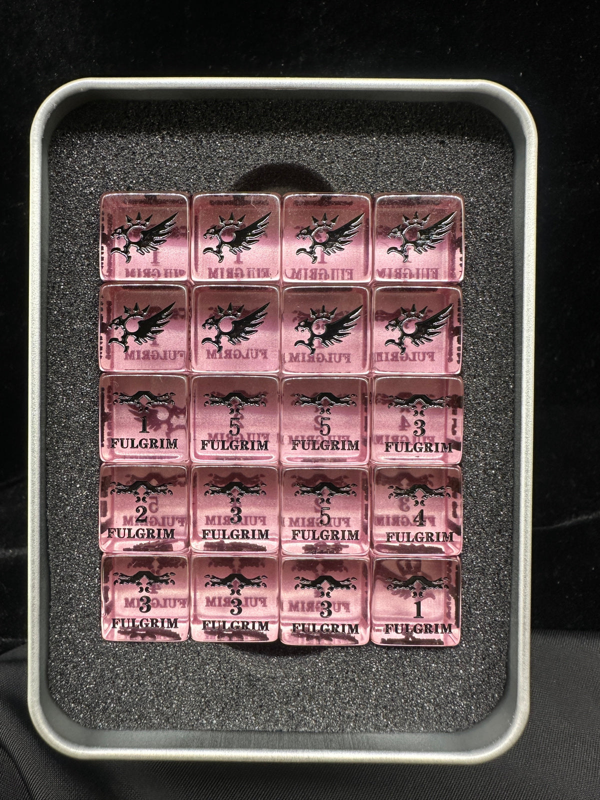 Acrylic D6 Dice – Children Fulgrim – alternate product view