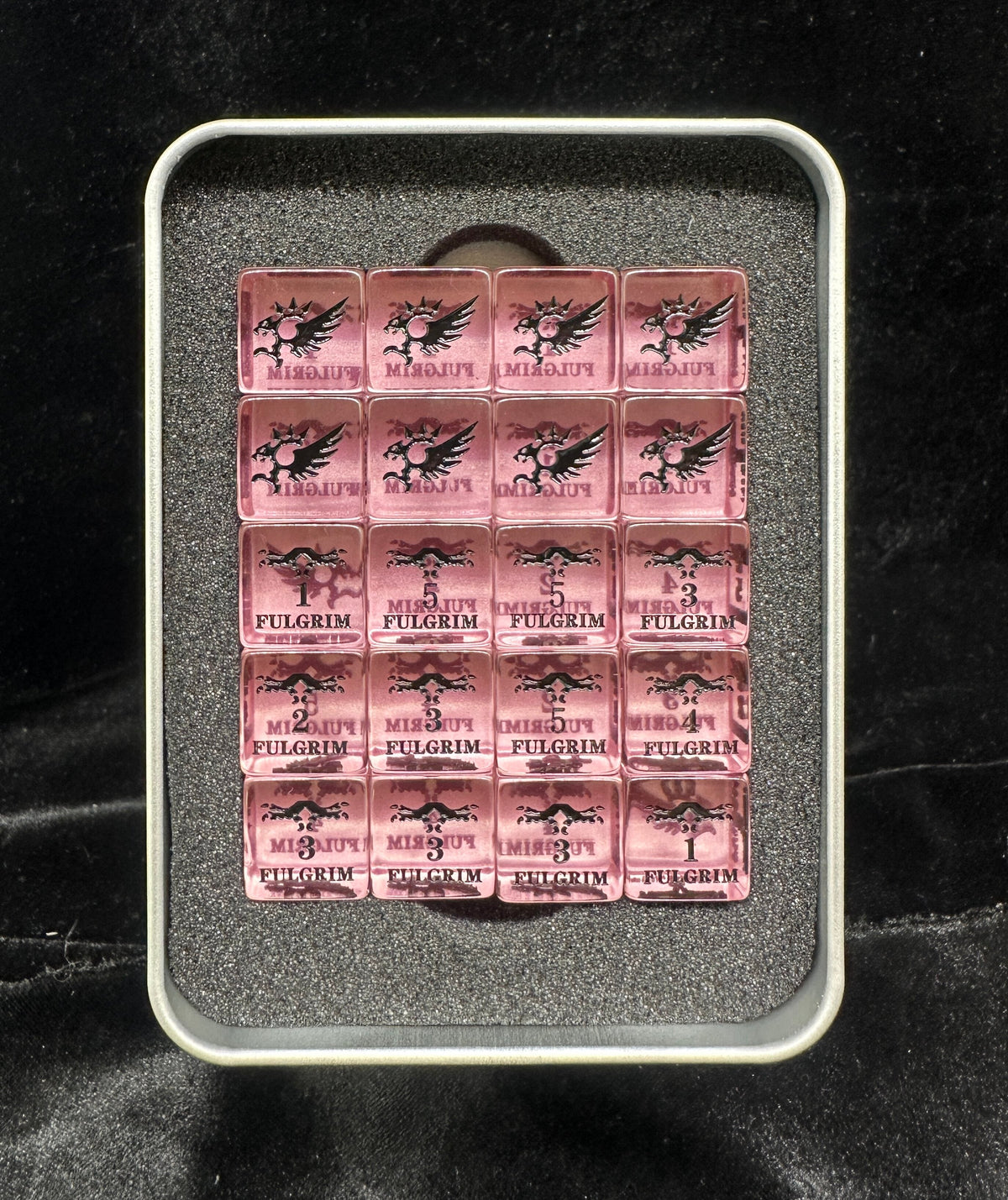 Acrylic D6 Dice – Children Fulgrim – alternate product view
