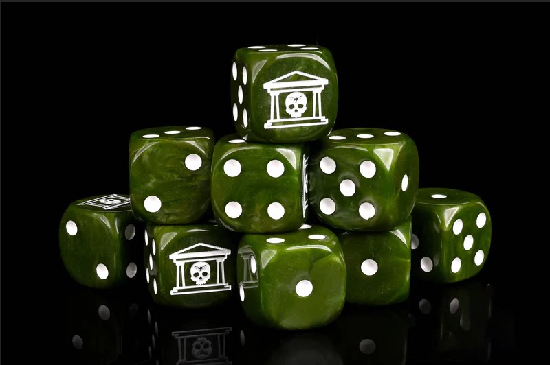 Acrylic D6 Dice – Deepkin Pearlescent