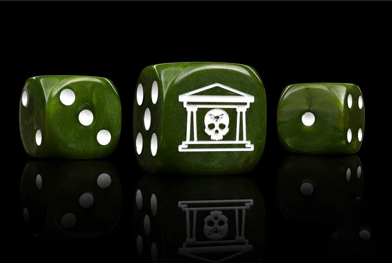 Acrylic D6 Dice – Deepkin Pearlescent – alternate product view