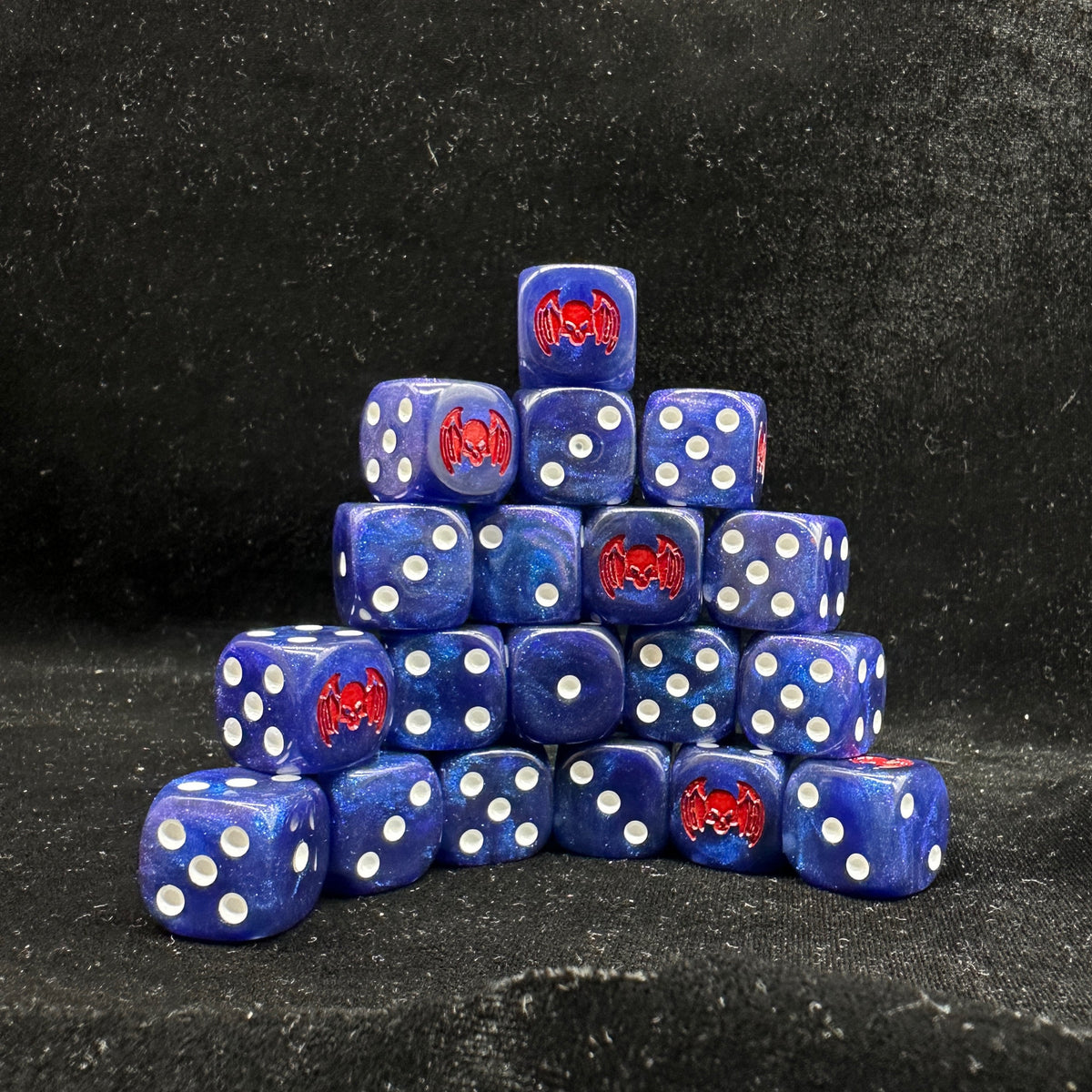 Acrylic D6 Dice – Glitter