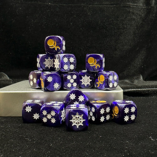 Acrylic D6 Dice – Hedonites Swirl