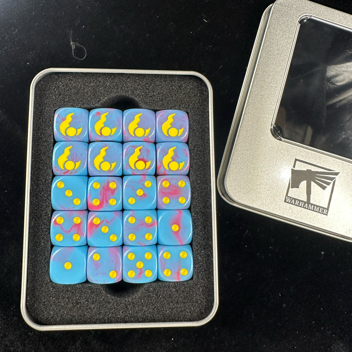 Acrylic D6 Dice – Idoneth Deepkin – alternate product view