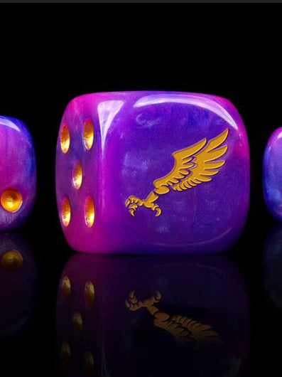 Acrylic D6 Dice – Imperial Aquila