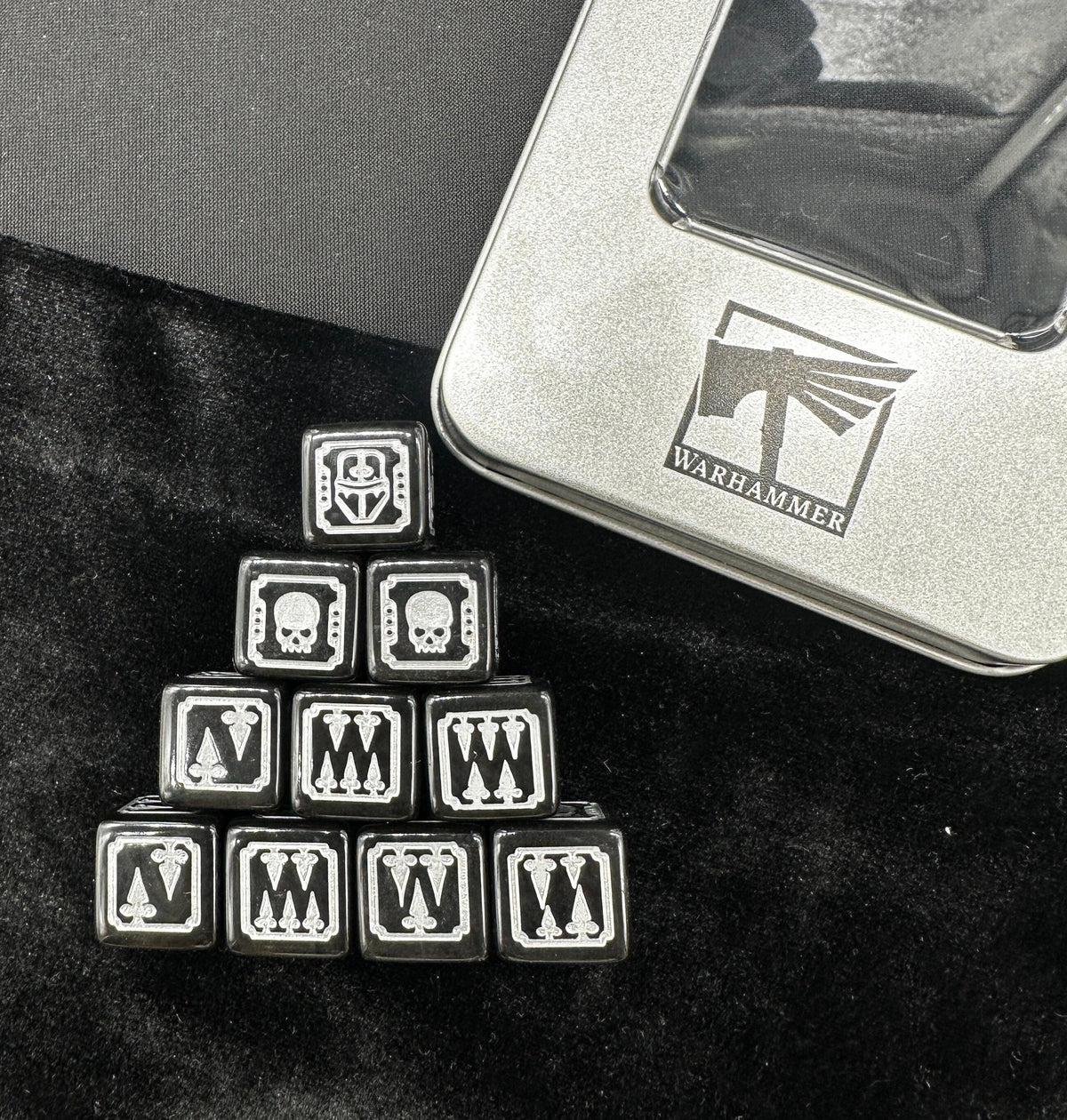 Acrylic D6 Dice – Imperial Knights – alternate product view