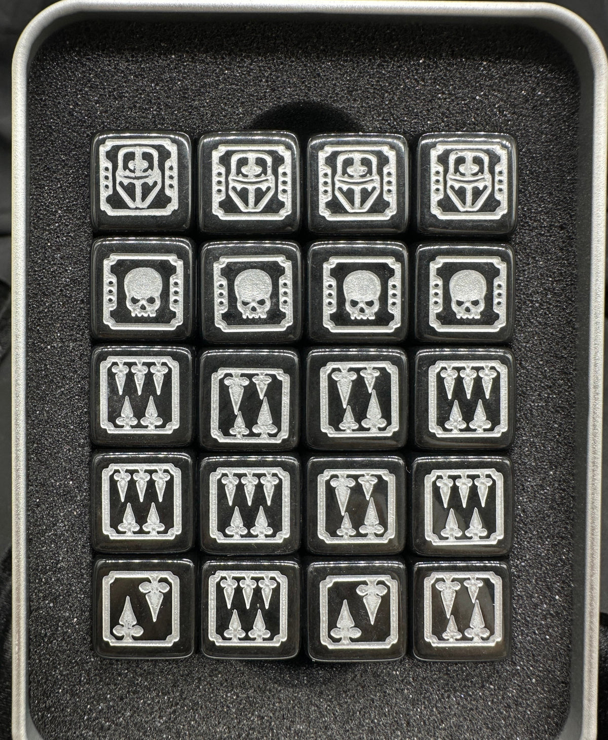 Acrylic D6 Dice – Imperial Knights – alternate product view