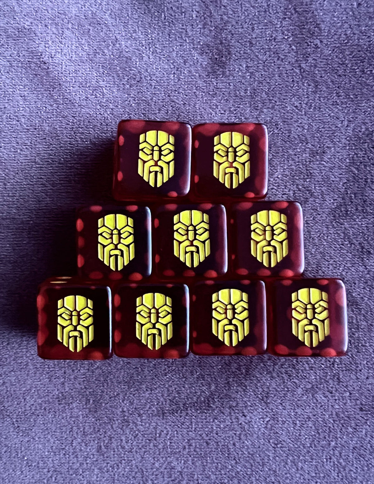 Acrylic D6 Dice – Leagues Votann – alternate product view
