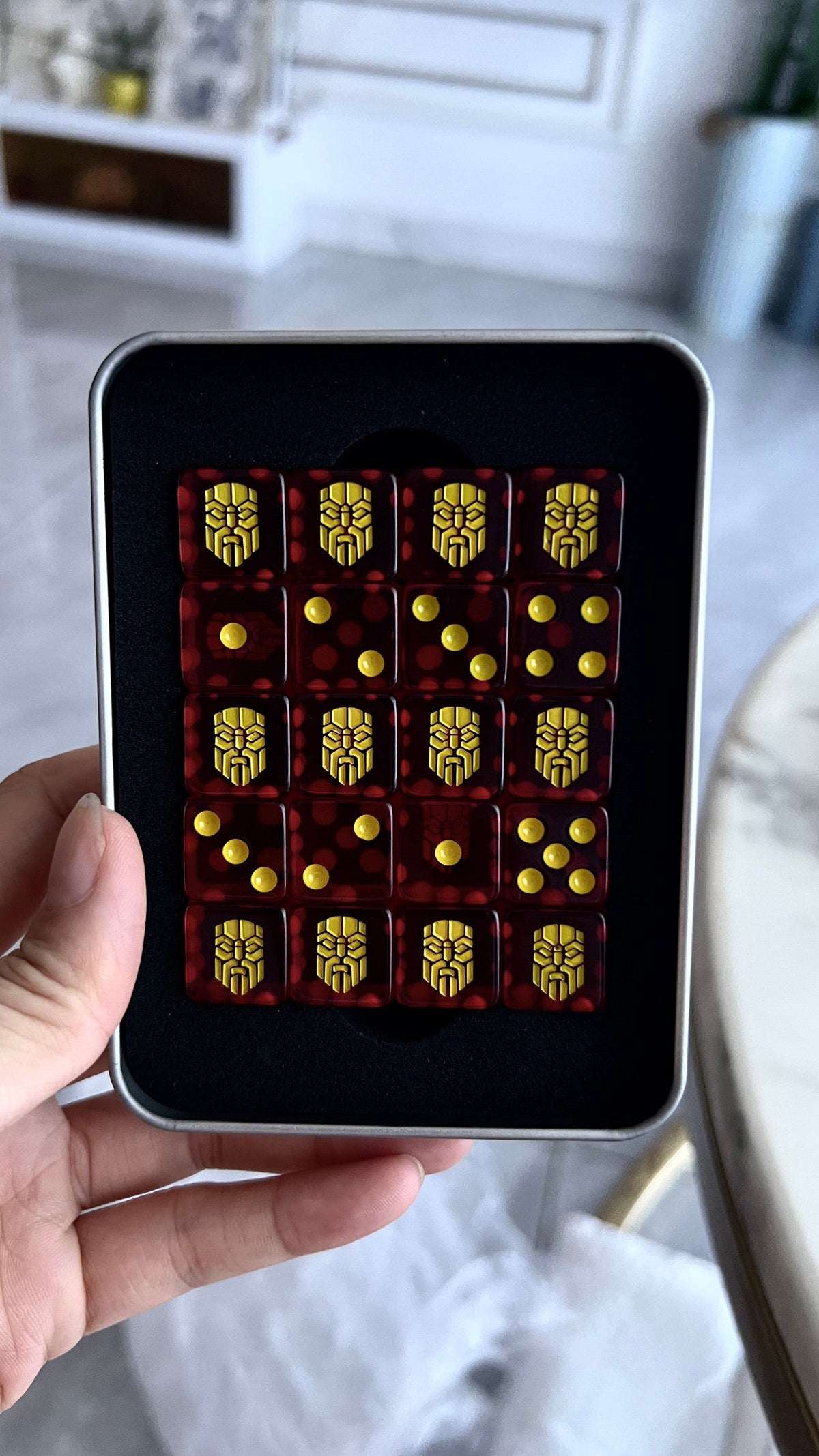 Acrylic D6 Dice – Leagues Votann – alternate product view