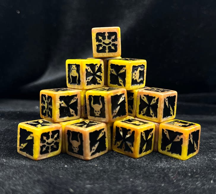 Acrylic D6 Dice – Legion Chaos