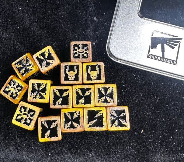 Acrylic D6 Dice – Legion Chaos – alternate product view