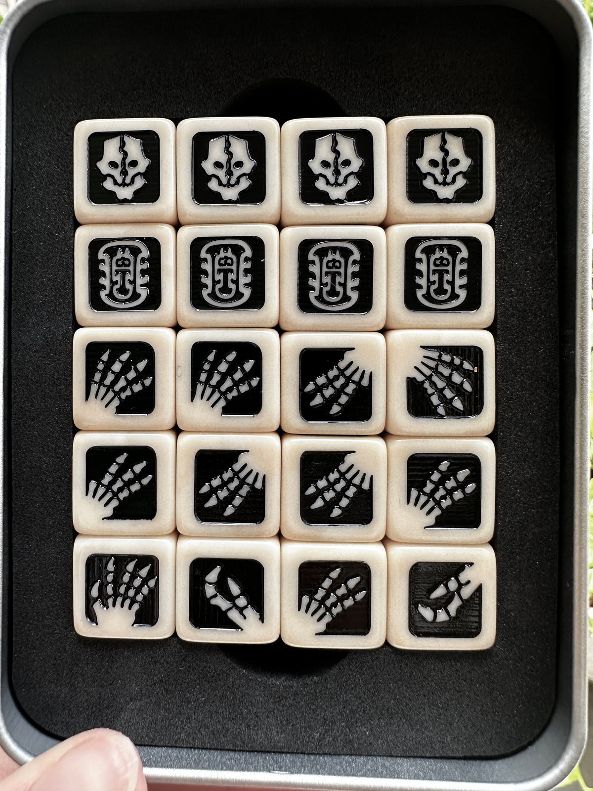 Acrylic D6 Dice – Ossiarch Bonereapers – alternate product view