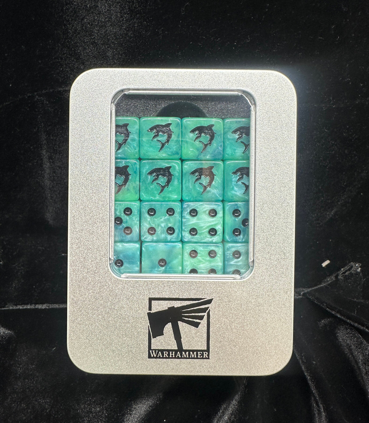 Acrylic D6 Dice – Pearlescent Warhammer – alternate product view