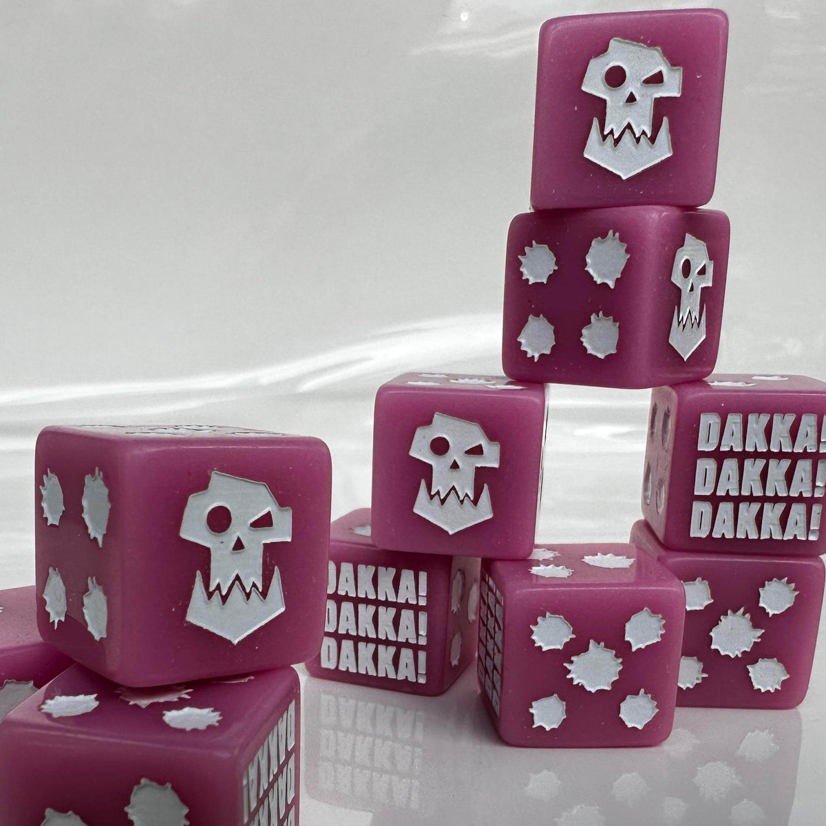 Acrylic D6 Dice – Right Angle