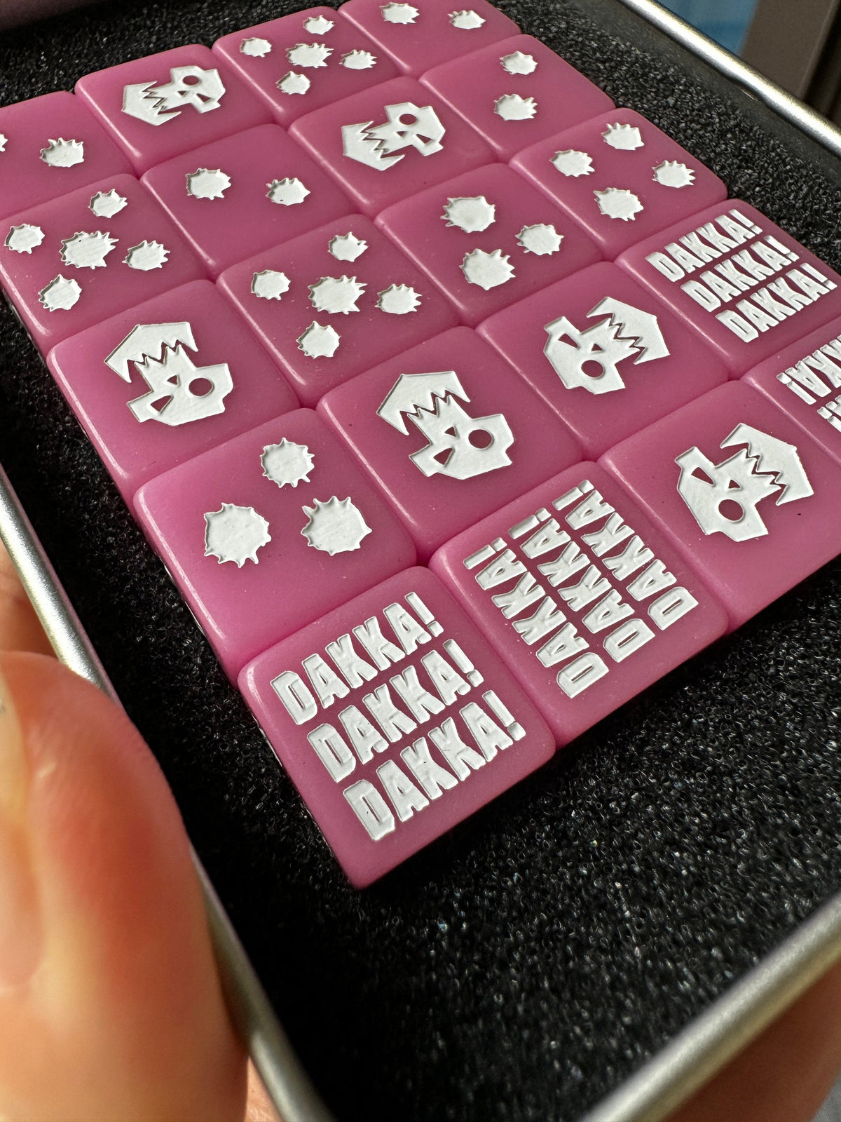 Acrylic D6 Dice – Right Angle – alternate product view