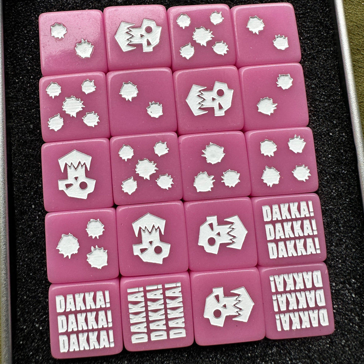 Acrylic D6 Dice – Right Angle – alternate product view