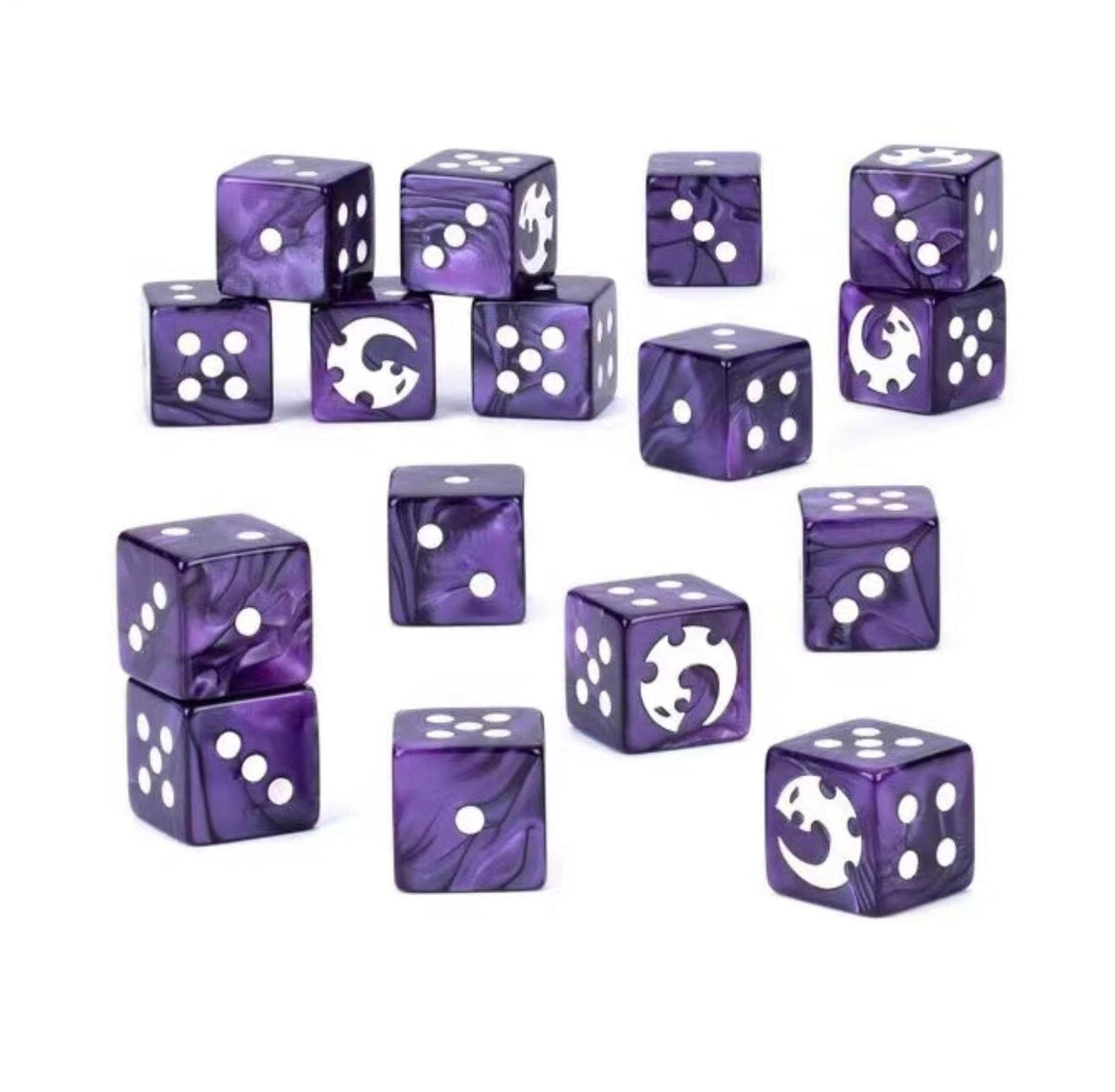 Acrylic D6 Dice Set – 40k Tyranid