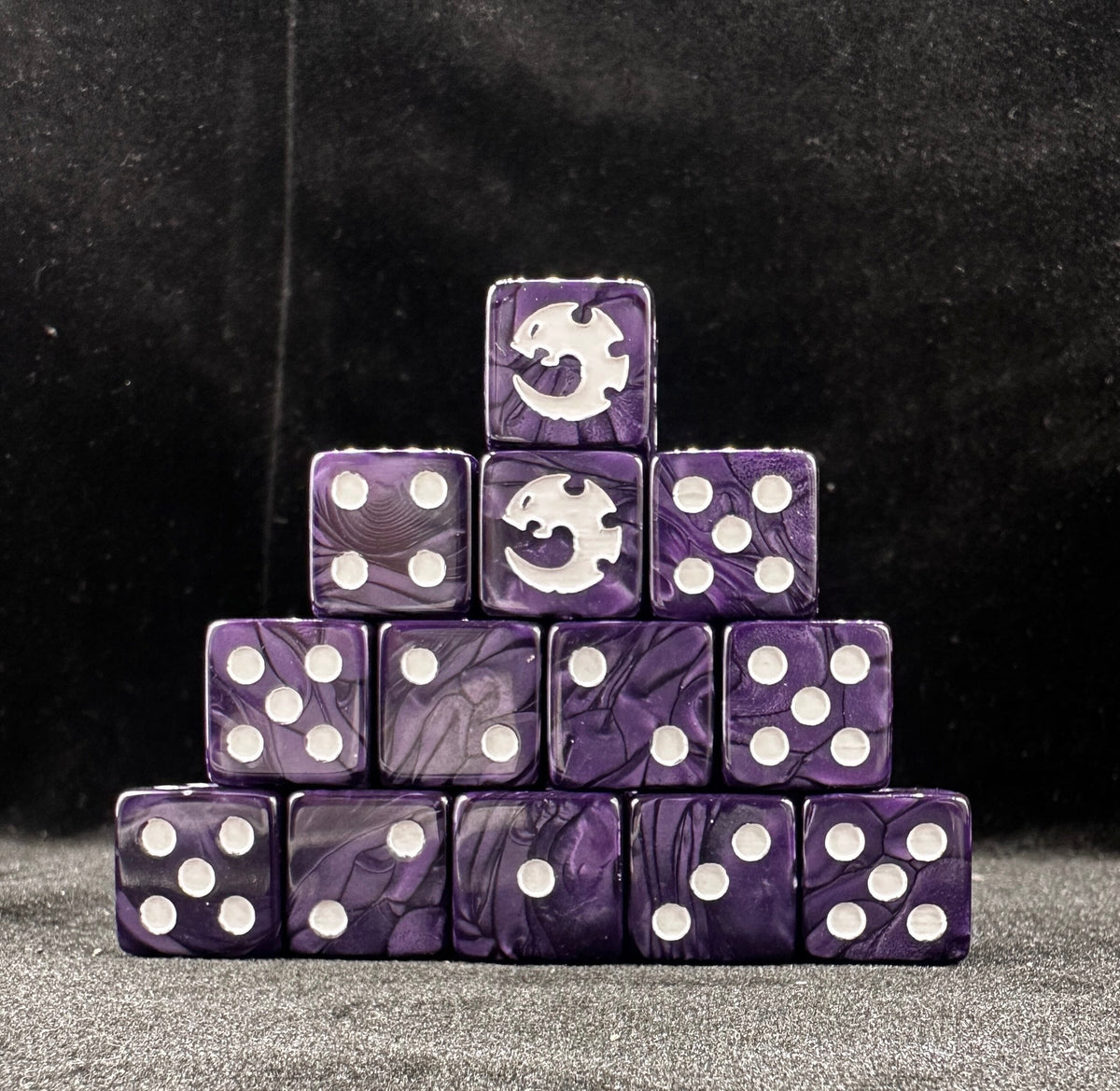 Acrylic D6 Dice Set – 40k Tyranid – alternate product view
