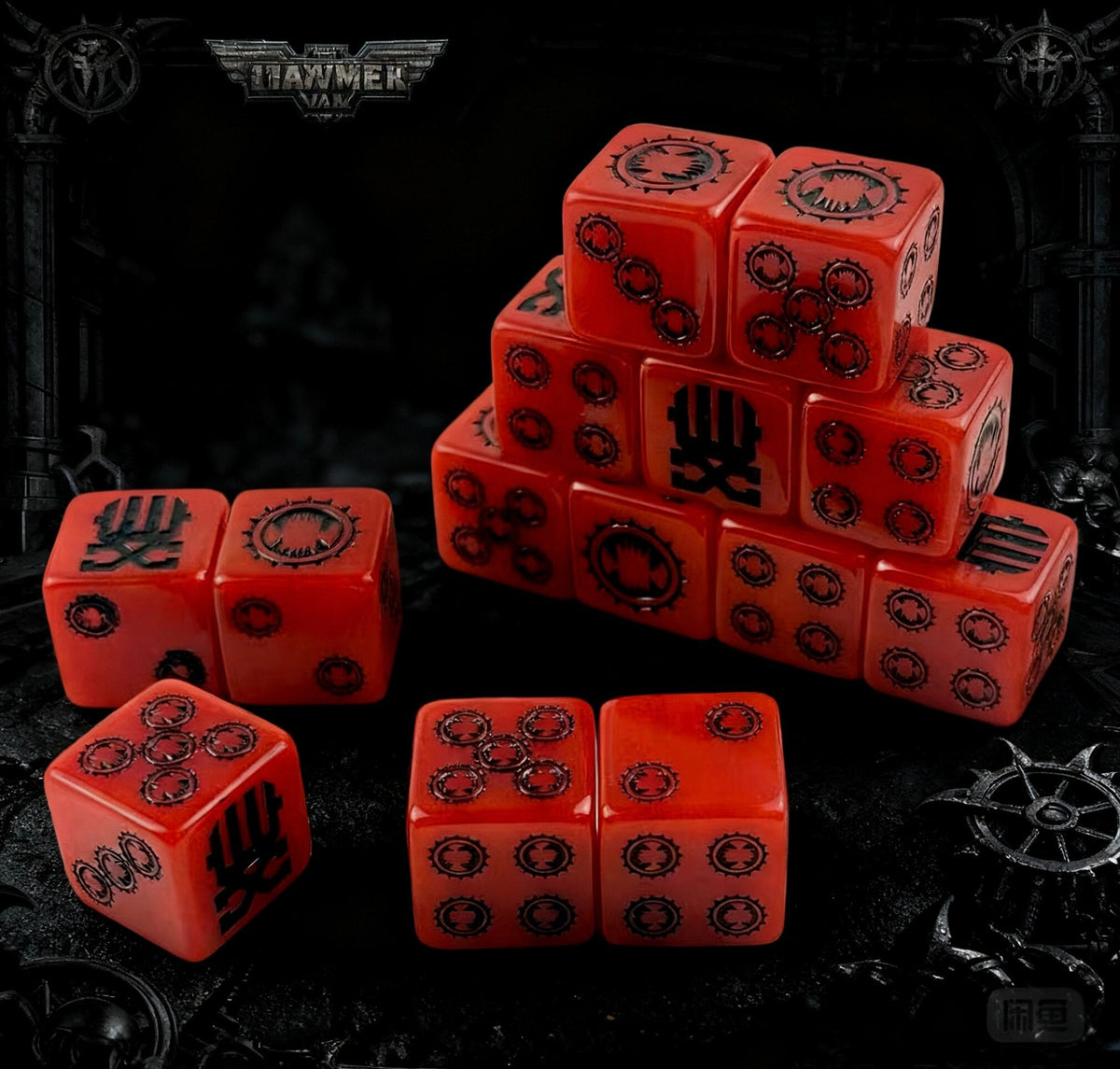Acrylic D6 Dice Set – Eaters Blood