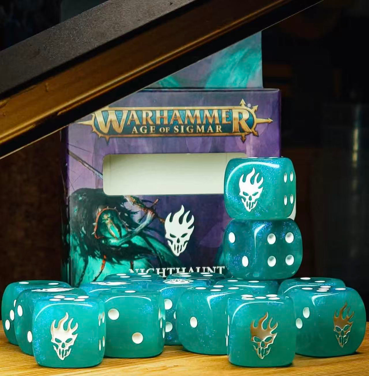 Acrylic D6 Dice Set – Glitter