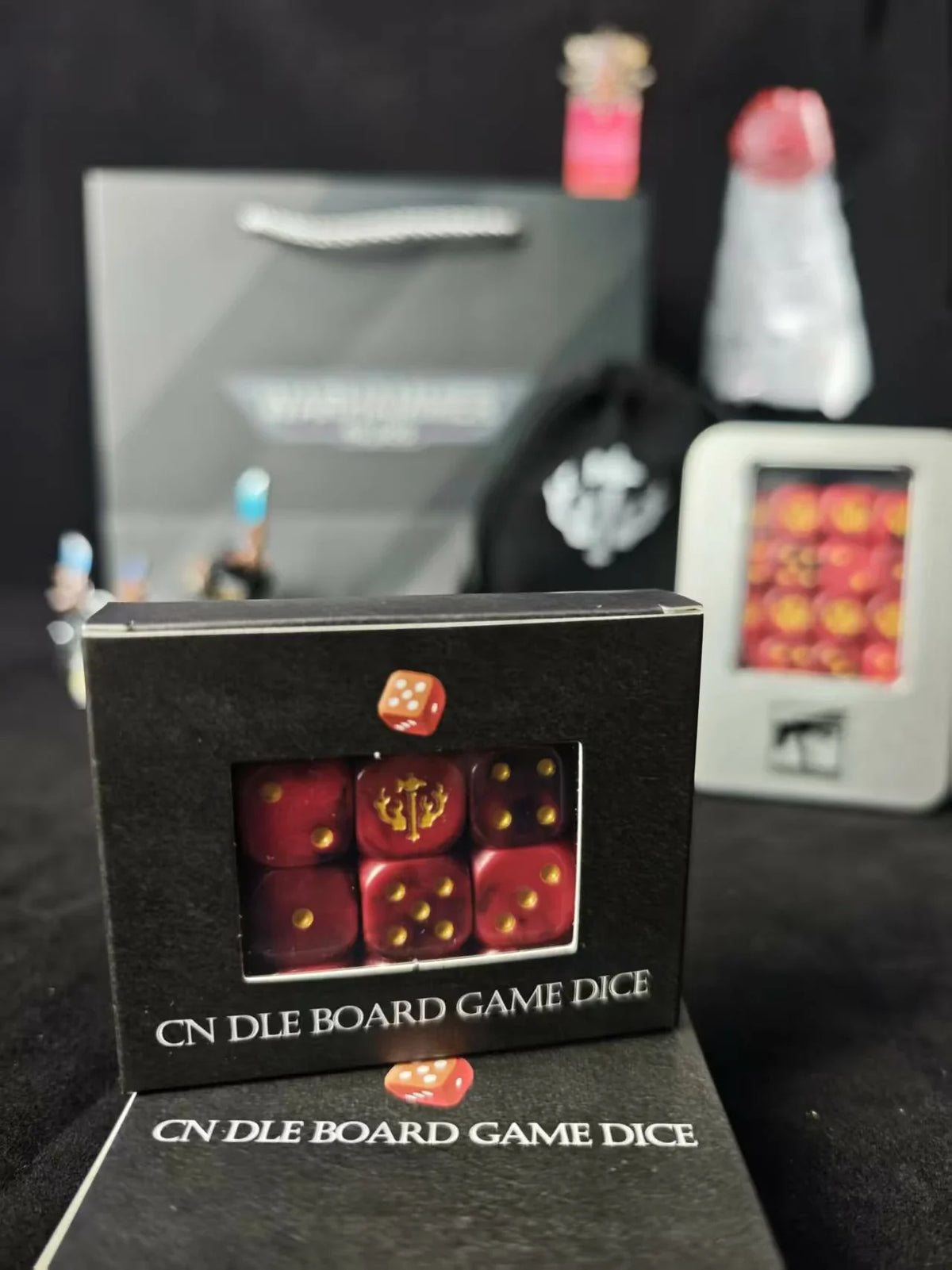 Acrylic D6 Dice Set – Grey Knights
