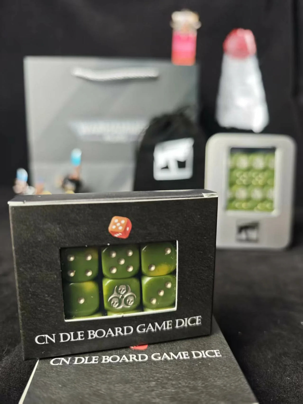 Acrylic D6 Dice Set – Guard Teal