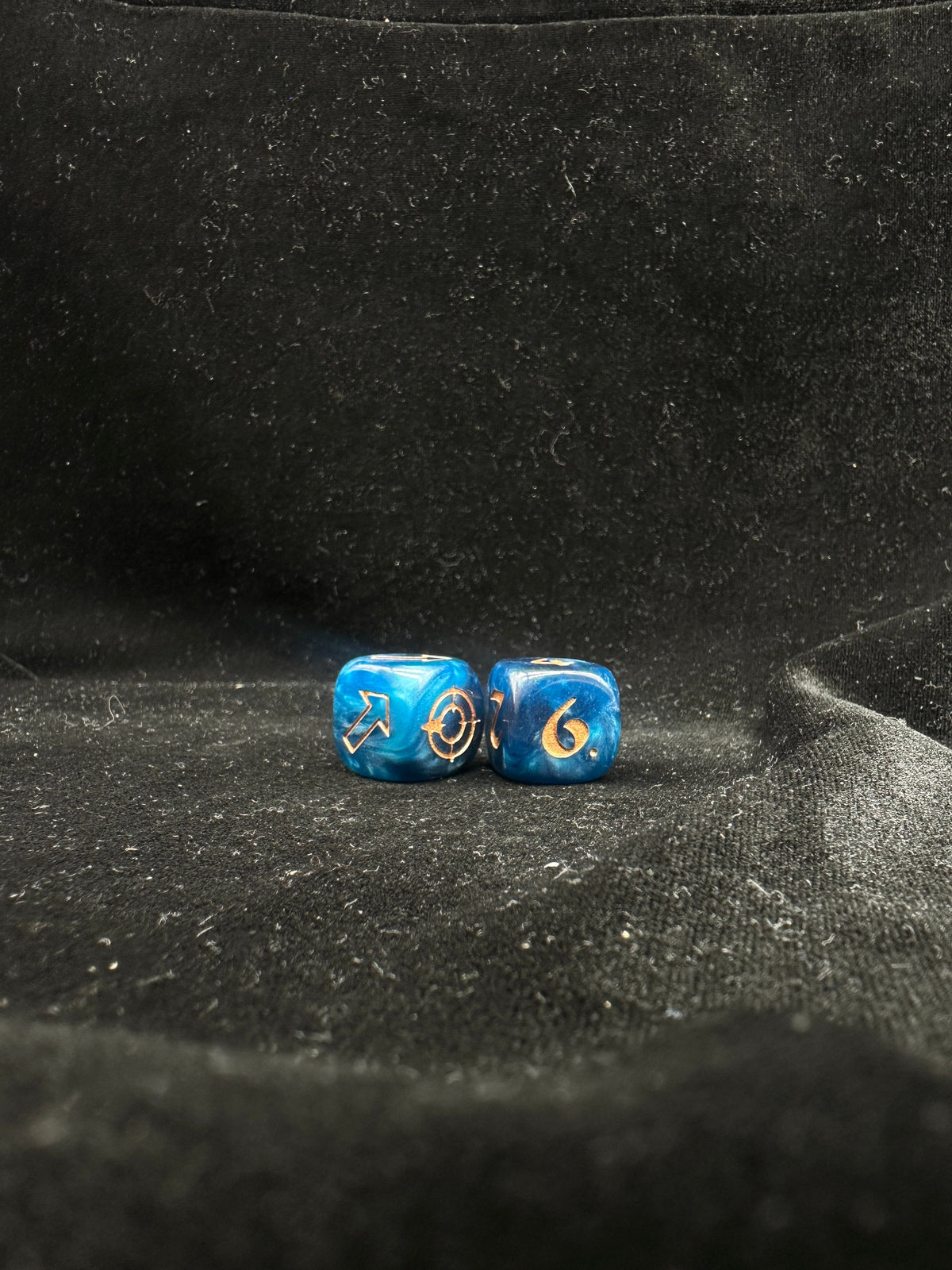 Acrylic D6 Dice Set – Mixed Color – alternate product view