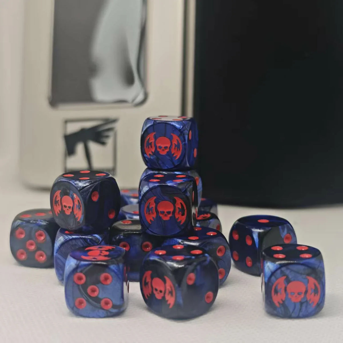 Acrylic D6 Dice Set – Night Lords