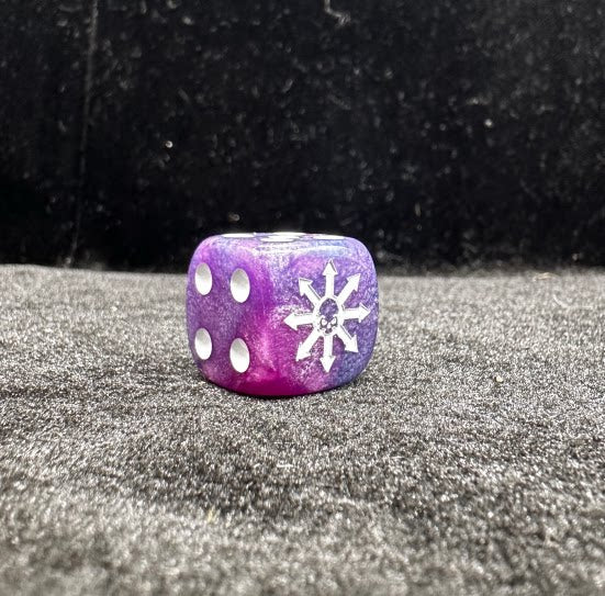 Acrylic D6 Dice Set – Old World – alternate product view