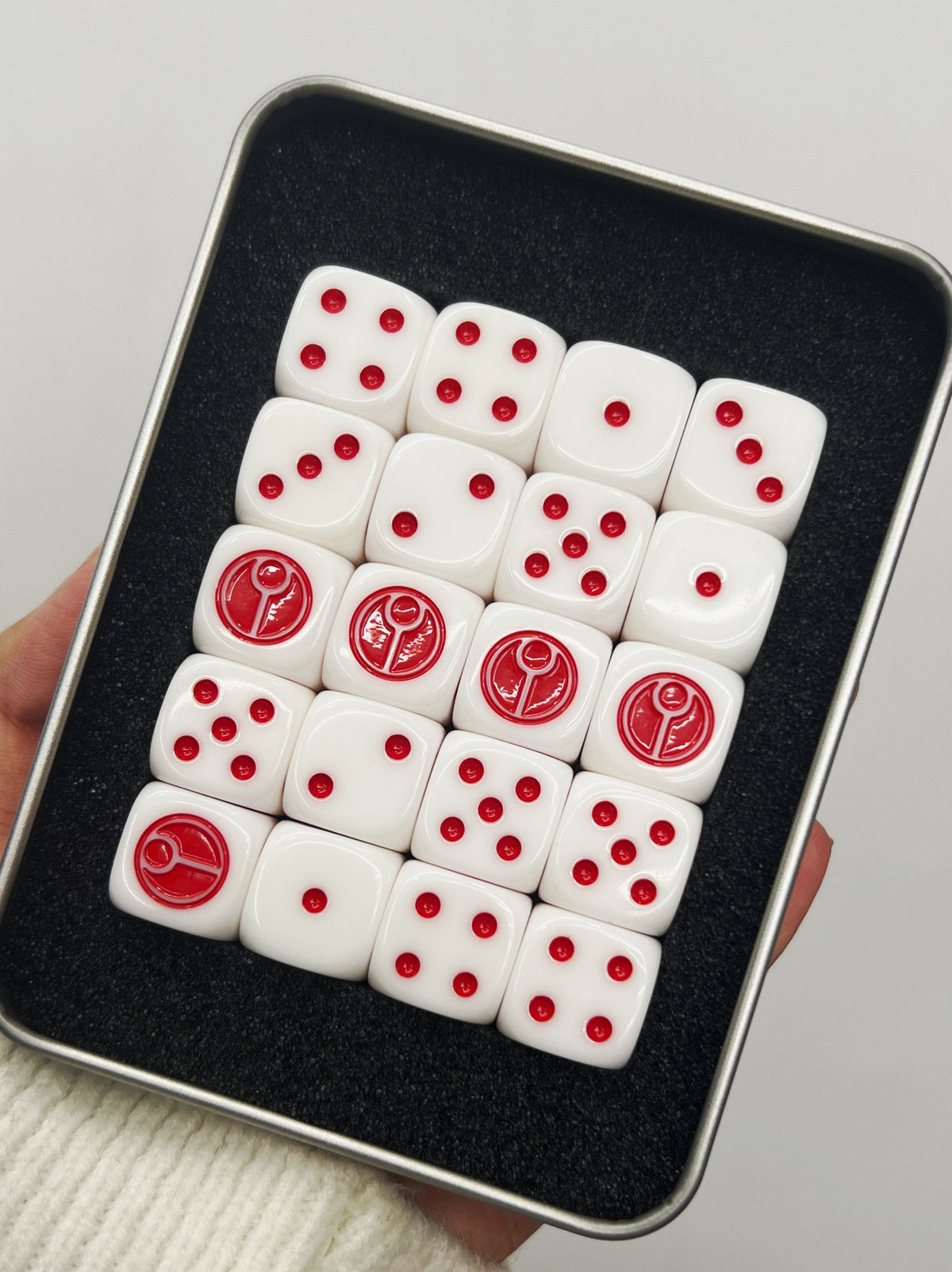Acrylic D6 Dice Set – Opus Machina – alternate product view