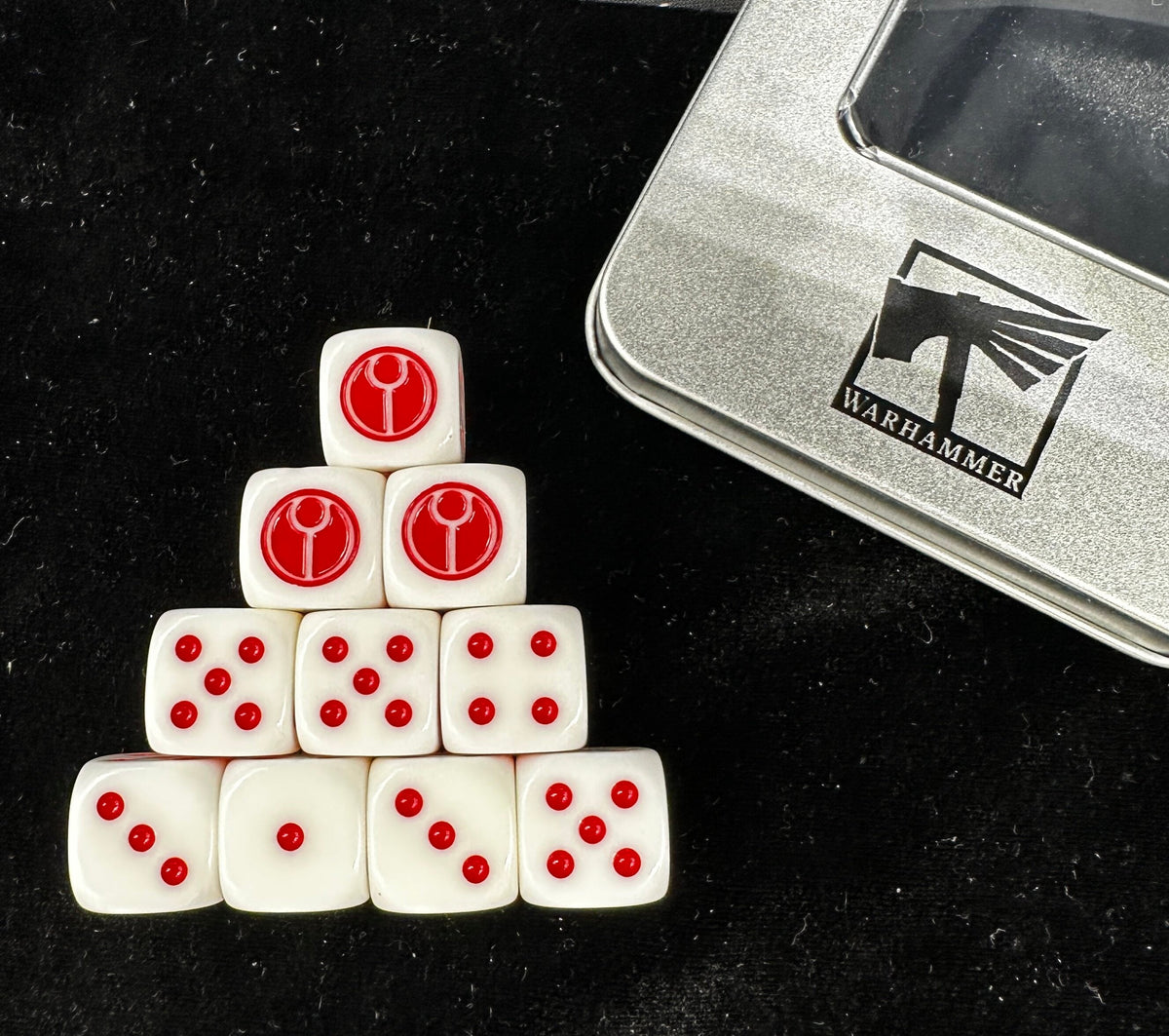 Acrylic D6 Dice Set – Opus Machina – alternate product view