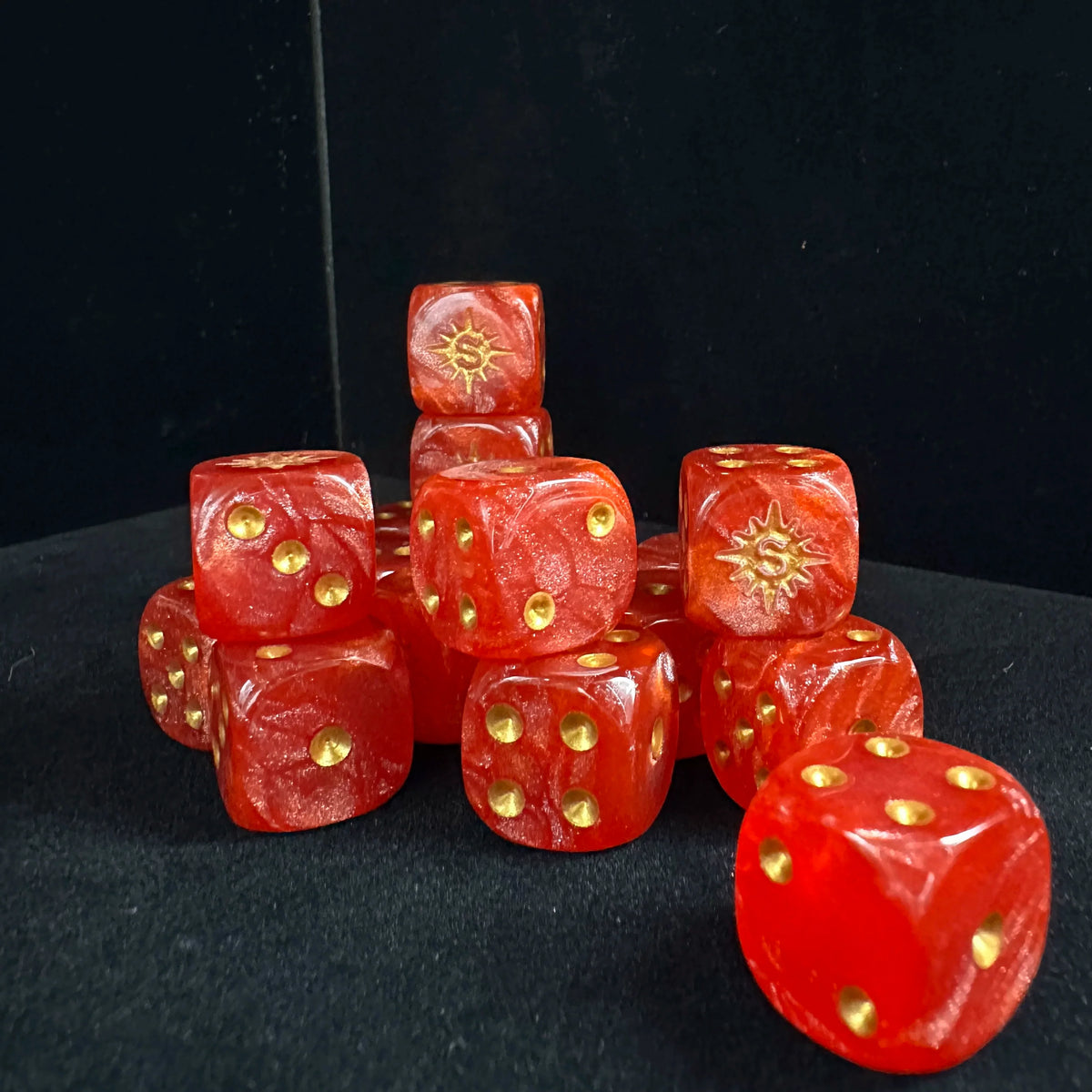Acrylic D6 Dice Set – Sigmar Pearl – Warhammer Dice, Warhammer AOS Cities of Sigmar Dice, Warhammer Dice