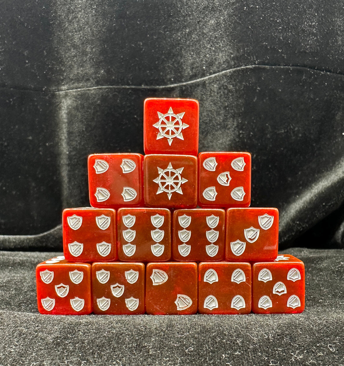 Acrylic D6 Dice Set – Space Marines