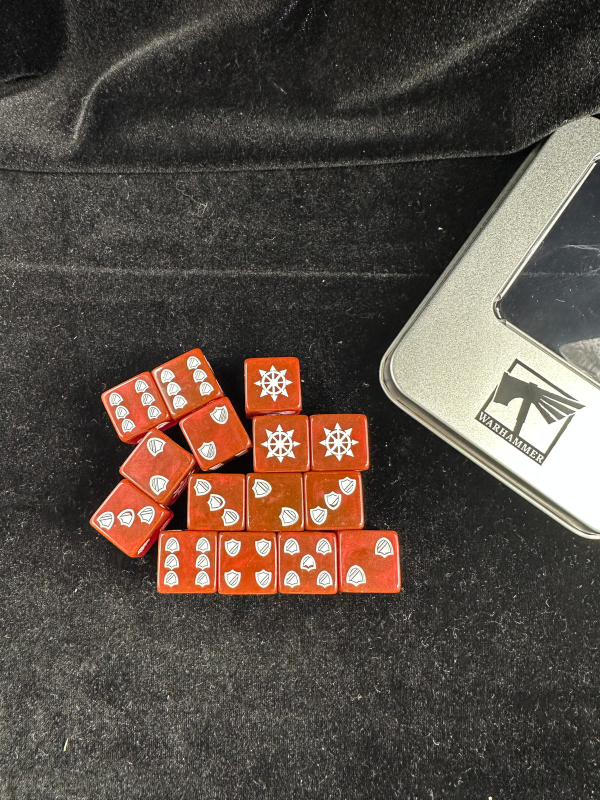 Acrylic D6 Dice Set – Space Marines – alternate product view