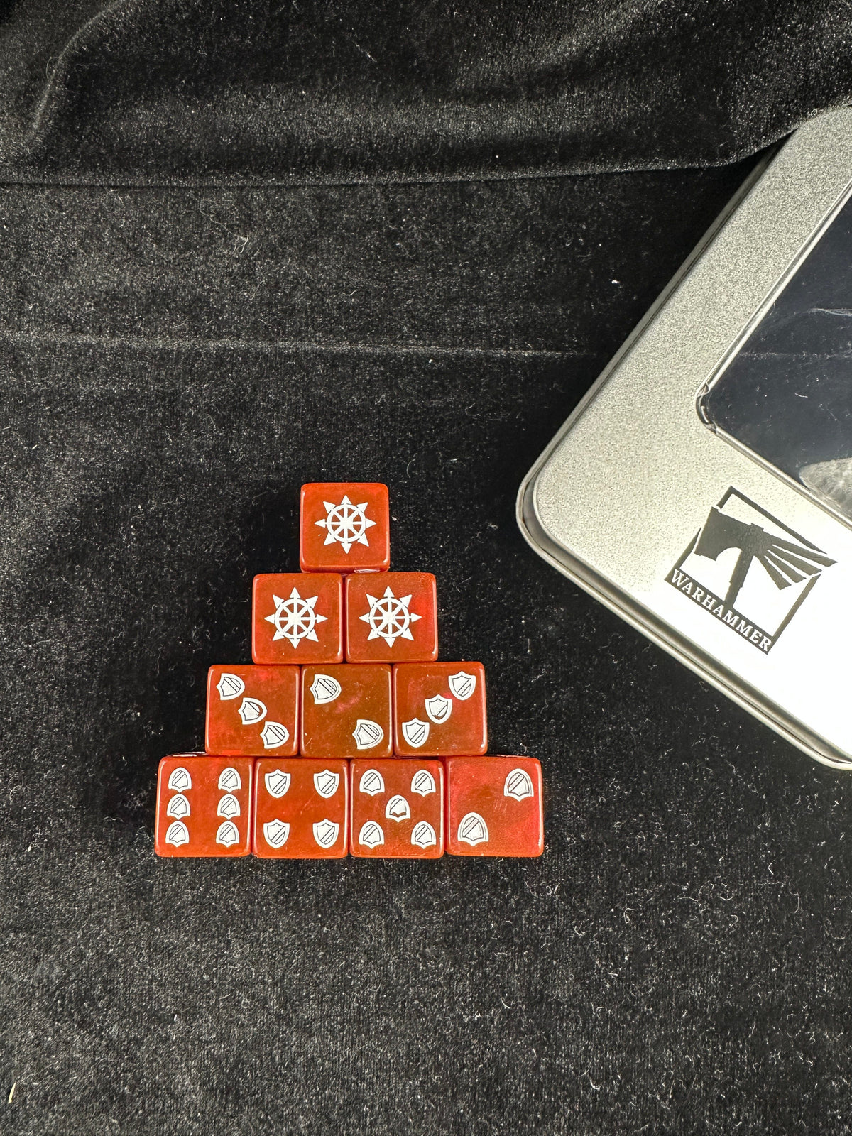 Acrylic D6 Dice Set – Space Marines – alternate product view