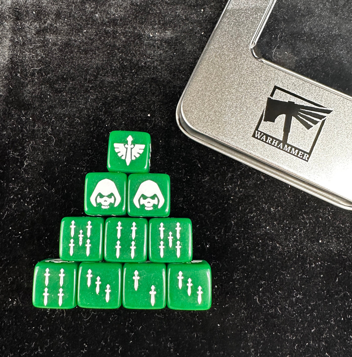 Acrylic D6 Dice Set – Sword Dagger – alternate product view